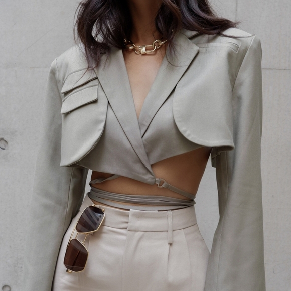 NEW Lioness Miami Vice Crop Jacket Blazer - Picture 4 of 5